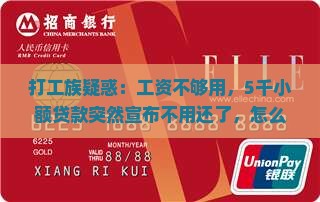 小额贷款停还