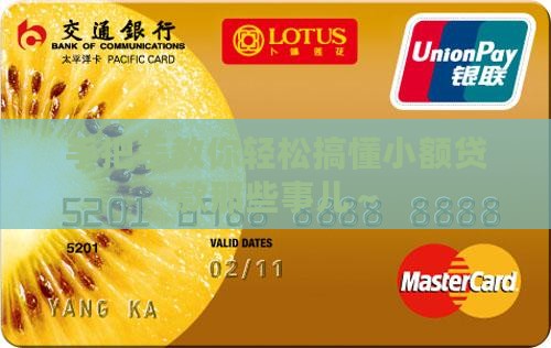 小额贷款须知流程