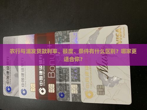 农行与浦发贷款区别