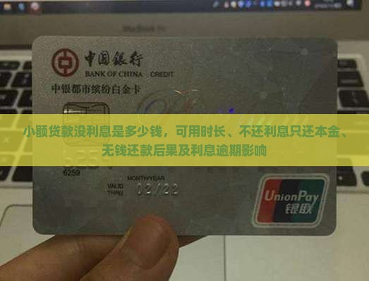 小额贷款没利息是多少钱