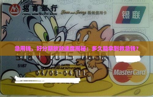 好分期放贷款要多久时间