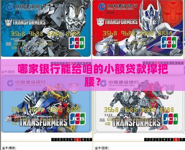 哪个银行无抵押小额贷款