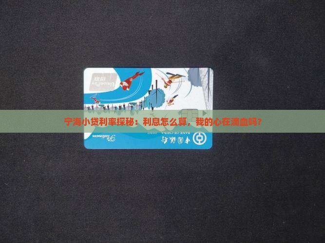 宁海小额贷款利息