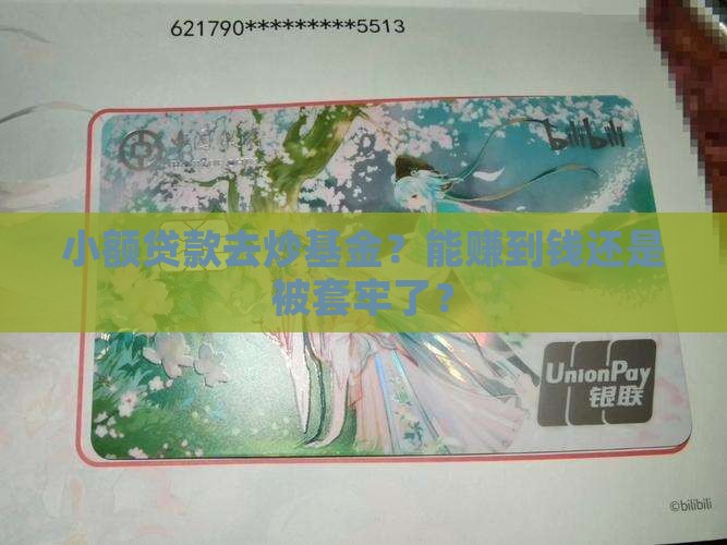 小额贷款炒基金