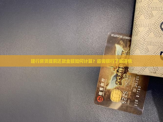 建行贷款提前还款金额