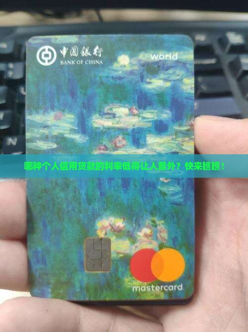 利率最低的个人信用贷款