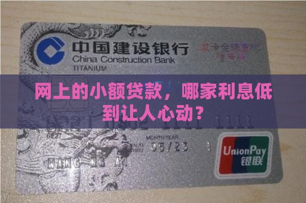 哪个网上贷款便宜