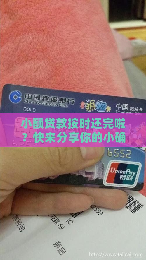 小额贷款及时还款