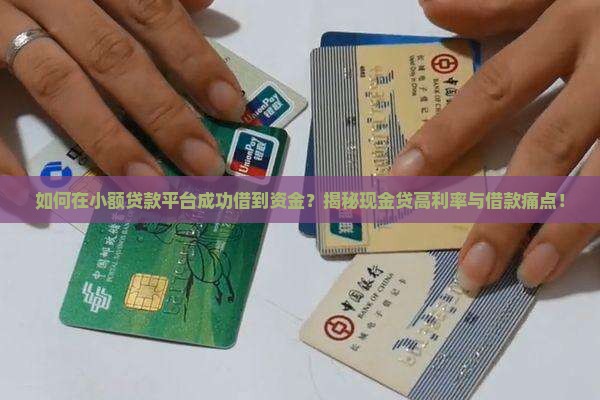 小额贷款借的到的平台