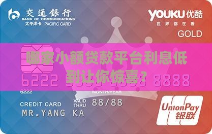 小额贷款哪些平台利息低
