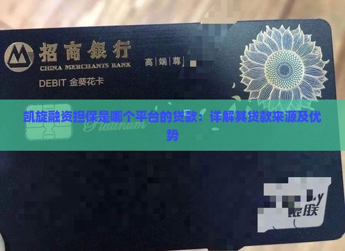 凯旋融资担保是哪个平台的贷款