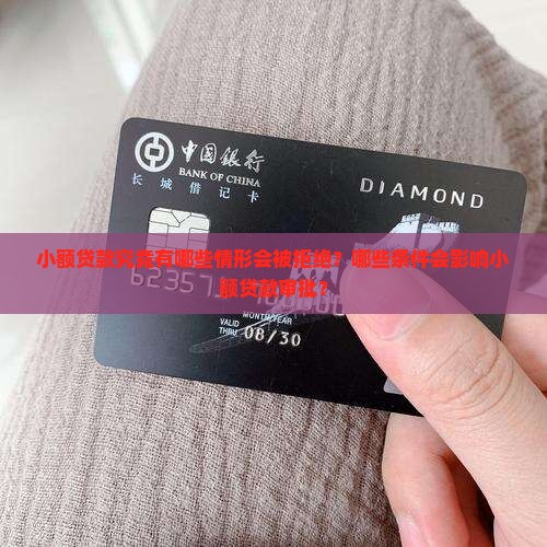 小额贷款哪些不能贷
