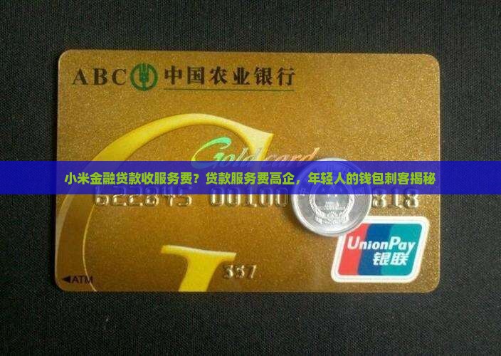 小米金融贷款收服务费