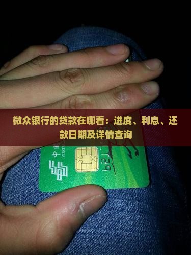 微众银行的贷款在哪看