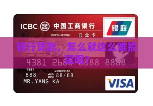 在银行里贷款这么袋