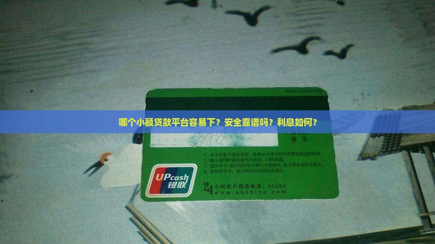 小额贷款平台哪个容易下