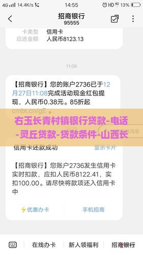 右玉长青村镇银行贷款