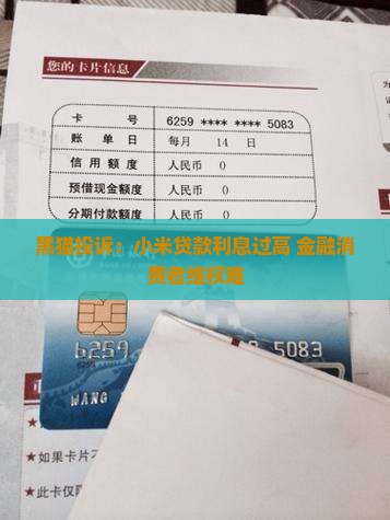 小米贷款利率过高
