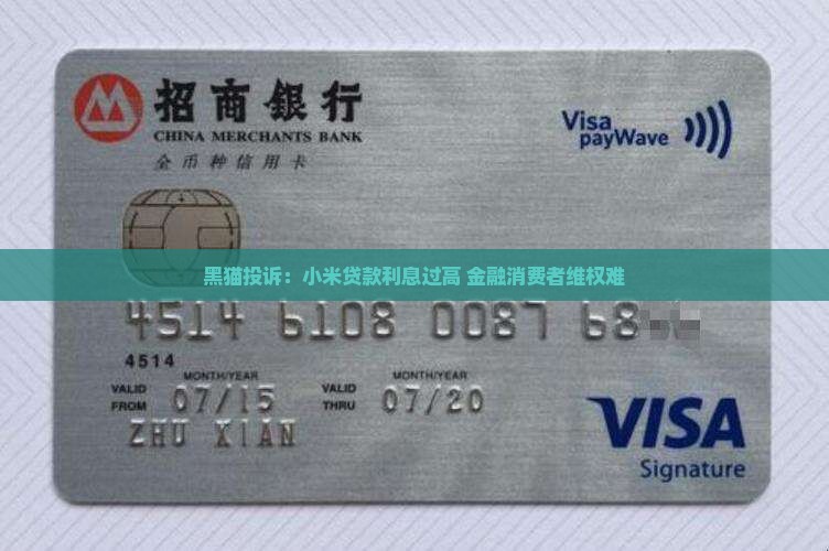 小米贷款利率过高