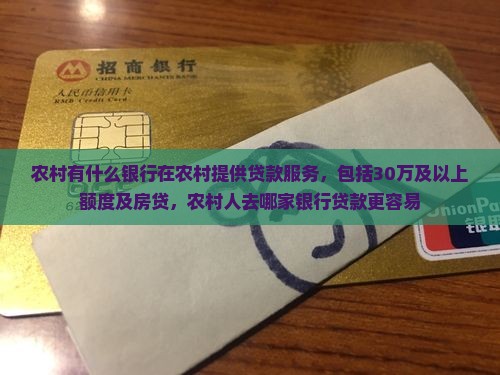 农村有什么银行可以贷款