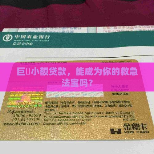巨镕小额贷款