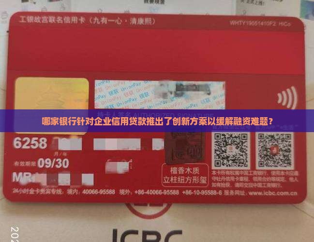 哪个银行的企业信用贷款