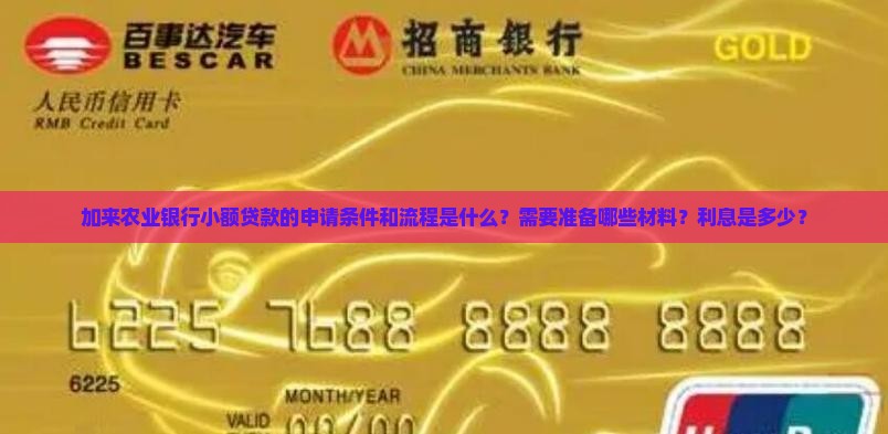 加来农业银行小额贷款