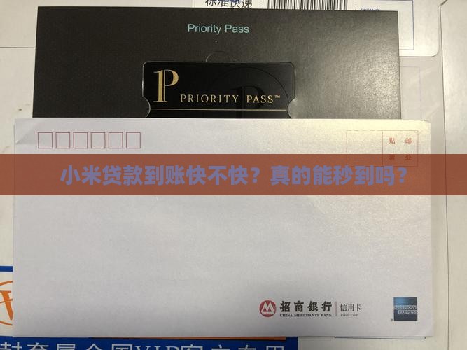小米贷款秒到吗