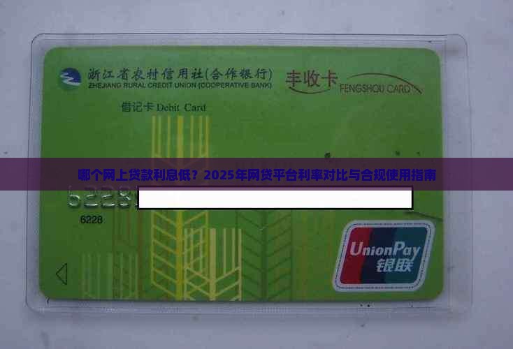 哪个网上贷款利息低