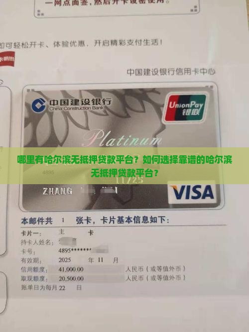 哈尔滨无抵押贷款平台