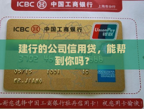 建行公司信用类贷款