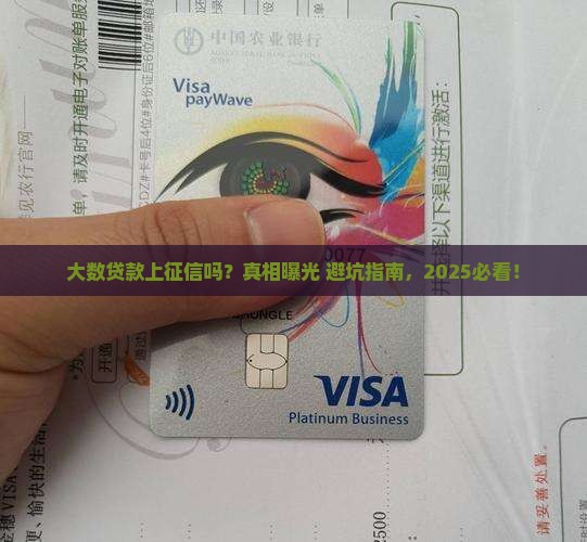 大数贷款上征信吗