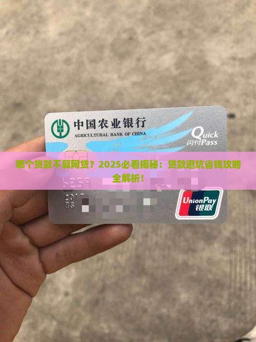 哪个贷款不算网贷