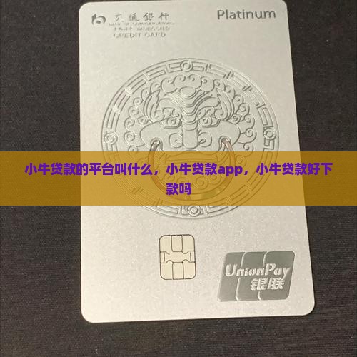 小牛贷款的平台叫什么
