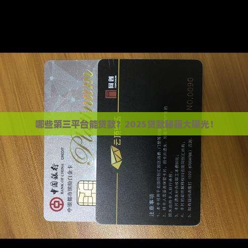 哪些第三平台可以贷款的