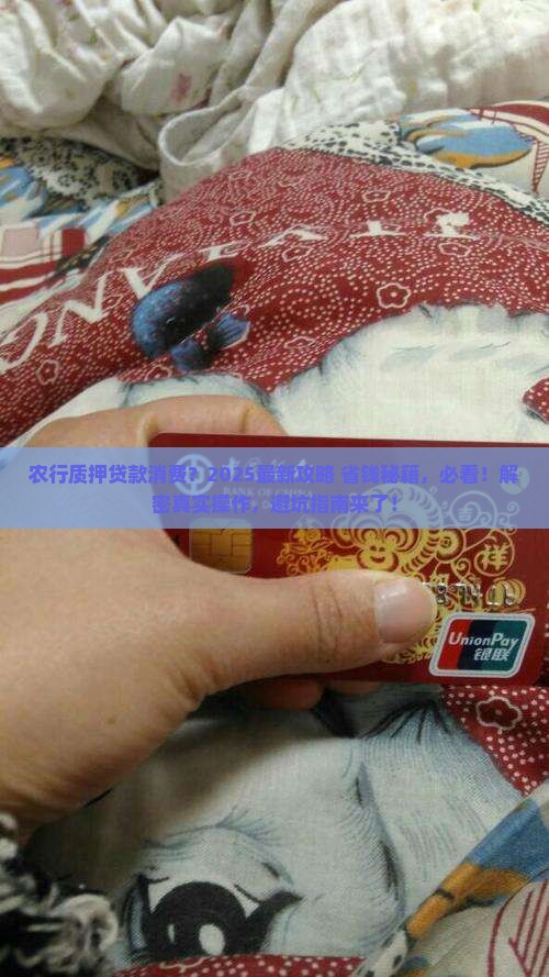 农行质押贷款消费