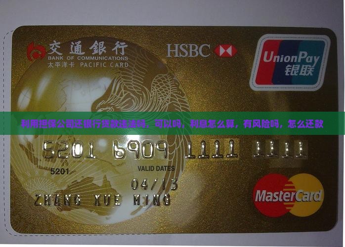 利用担保公司还银行贷款