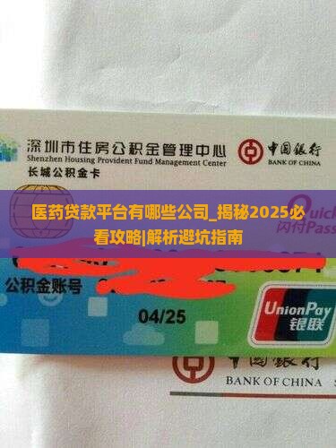 医药贷款平台有哪些公司