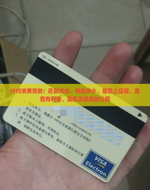 分付消费贷款