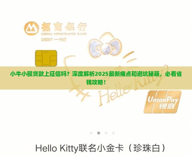 小牛小额贷款上征信吗