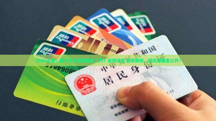 哪个平台贷款可以借几万