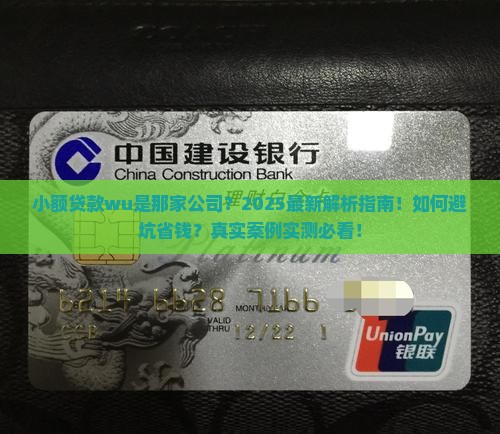 小额贷款wu是那家公司