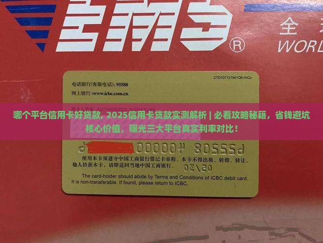 哪个平台信用卡好贷款