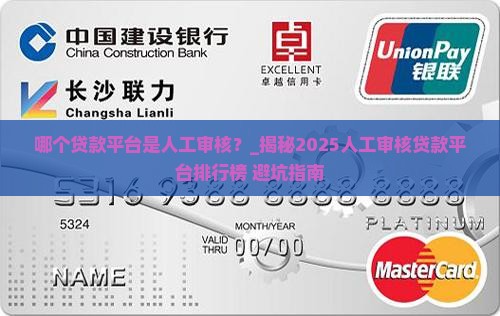 哪个贷款平台是人工审核