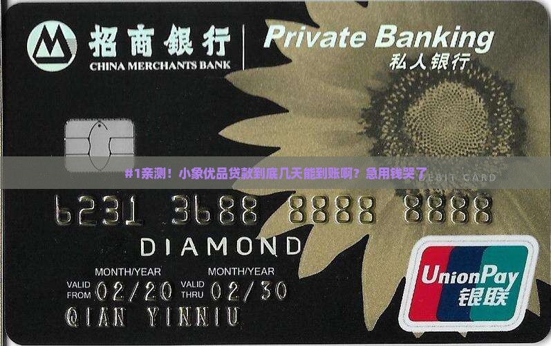 小象优品贷款多久能到账