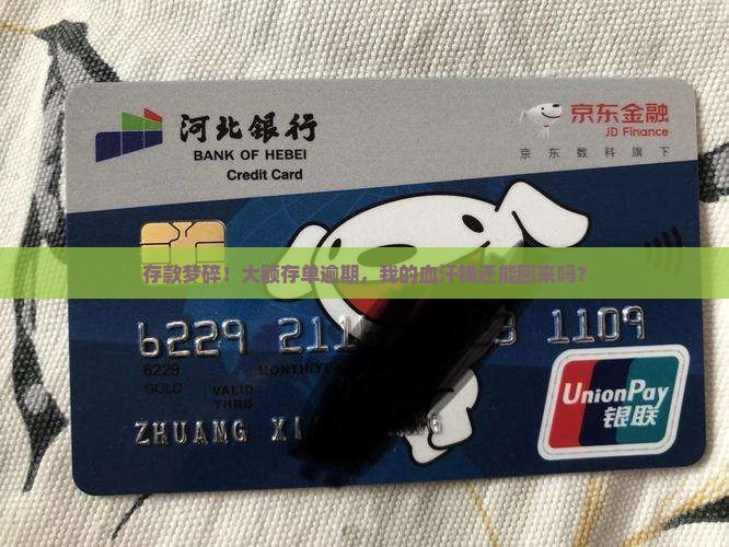大额存单贷款逾期