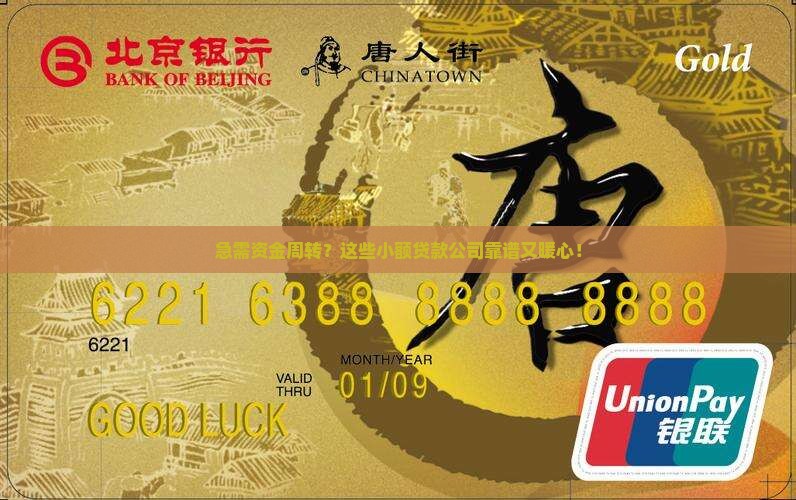 可以贷款的小额公司