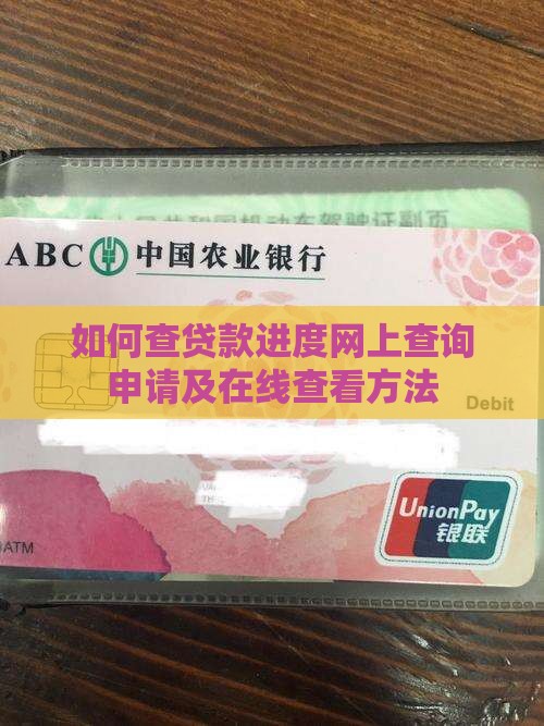 如何查贷款进度网上