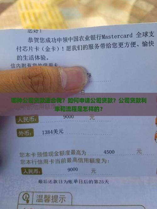 哪种公司贷款