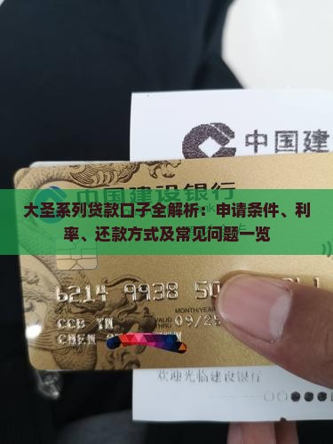 大圣系列贷款口子有哪些